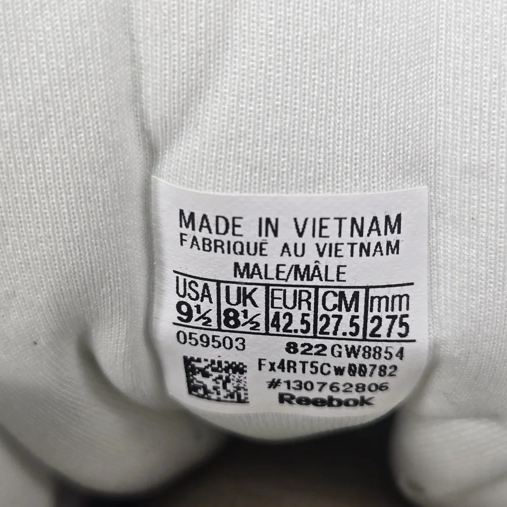 Reebok Question Mid Allen Iverson Men's White  Blue Basketball Sneakers Size 9.5 - Picture 13 of 15